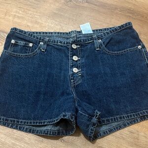 Vintage Jordache Denim Jean Button Fly Shorts 11/12